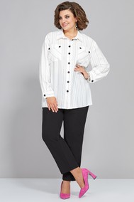 Модель 5302 молочный+черный Mira Fashion