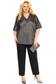 Модель 2439 серебро, черный Элль-стиль