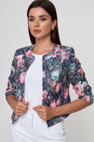 Модель 230 черный жаккард с розами Anelli