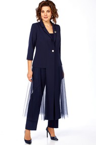 Модель 1428 темно-синий Милора-стиль