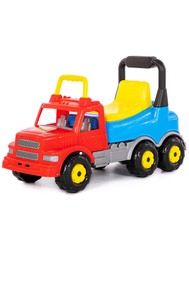 Каталка-автомобиль Буран №2 (красно-голубая)