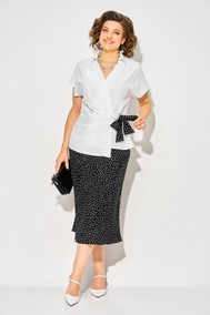 Модель 1534 черный+белый Лилиана