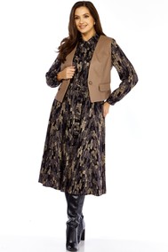 Модель 1380/1 черный + капучино (штрихи) Милора-стиль