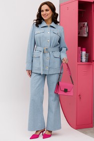 Модель 6089 голубой джинс INVITE