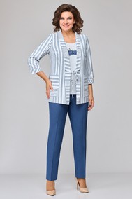 Модель 1133-1 сине-белый Мишель стиль