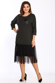 Модель 1457/2 Хаки с черным Lady Style Classic