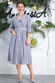 Модель 598 тёмно-сине-белый Anastasia