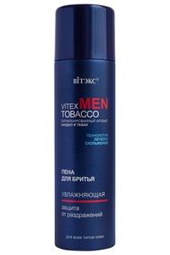 Vitex MEN TOBACCO Увлажняющая Пена для бритья для всех типов кожи 250 мл