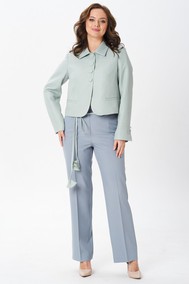 Модель 1059 зеленый+серый Vilena fashion