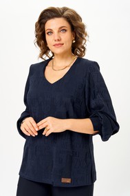 Модель 879-329  синий принт БелЭльСтиль