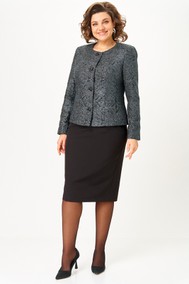 Модель 544с серый+черный Anastasia MAK