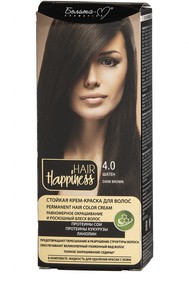 Стойкая крем-краска для волос тон № 4.0 Шатен
