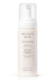 RELOUIS SKIN пенка-мусс  увлажняющая для ежедневного умывания с алоэ вера, ниацинамидом CLEAN & CARE 150 мл