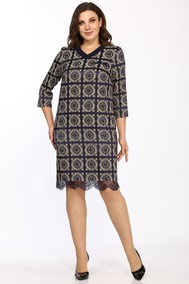 Модель 1511/1 Темно-синий с бежевым Ромашки Lady Style Classic