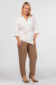 Модель 1340 белый + капучино Милора-стиль