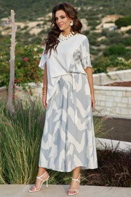 Модель 28373 молочный, серо-голубой VITTORIA QUEEN