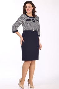 Модель 1151 Темно-синий с молочным Lady Style Classic