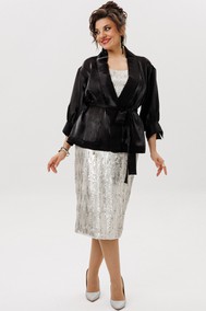 Модель 5631 черный+серебро Mira Fashion