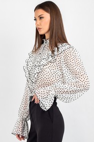 Модель 744 черно-белый горох Vizavi