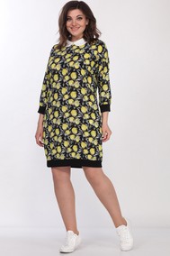 Модель 1553/1 Черный с желтым Лимоны Lady Style Classic