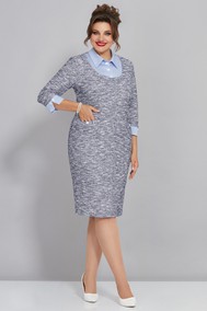 Модель 5462 серый с голубым Mira Fashion