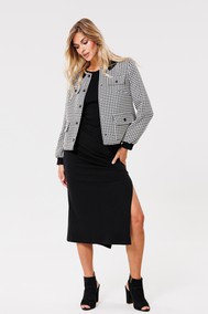 Модель S018 черно-белый PRATA wear