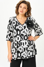 Модель 5036 черно-белый буквы Svetlana Style