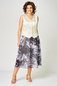 Модель 1251с молочный+мультиколор Anastasia MAK