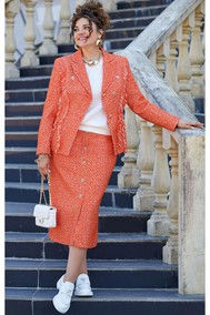 Модель 22593 * меланж оранжевый VITTORIA QUEEN