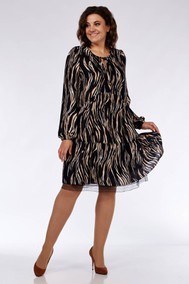 Модель 1035 черное с бежевым Милора-стиль