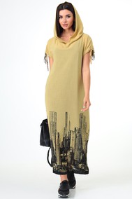 Модель 358 горчица Talia fashion