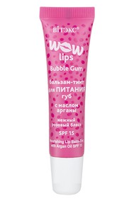 WOW LIPS БАЛЬЗАМ-ТИНТ для ПИТАНИЯ ГУБ, с маслом АРГАНЫ 10 мл