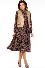 Модель 1380/1 черный + капучино (соты) Милора-стиль