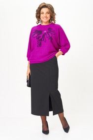 Модель 1407 пурпурный+черный Michel Chic