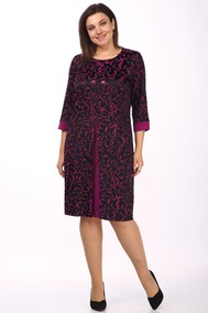 Модель 1758/6 черный с малиновым Lady Style Classic