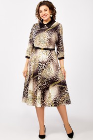 Модель 804.2 леопард/в золотой принт в стиле «Версаче» Swallow
