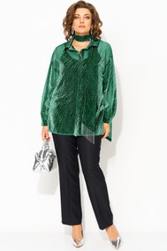 Модель 1496БрПн изумруд+черный Лилиана