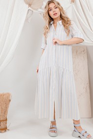 Модель 9648 полоска серо-голубая 170 AMORI