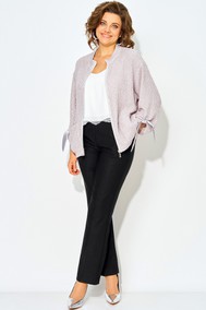 Модель 1493БрПн жемчуг+черный Лилиана