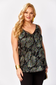 Модель 0349-3 черный, вышивка AVENUE