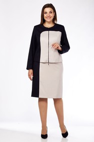 Модель 2737 черный с бежевым Lady Style Classic
