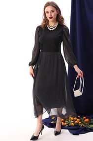 Модель 416-7 чёрный+белый горошек NikVa