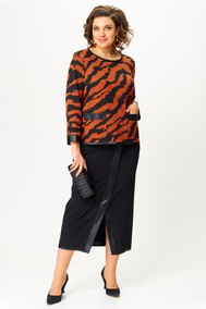 Модель 1394 терракот+черный Michel Chic