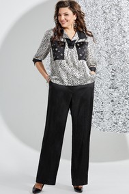 Модель 5534 черный с белым Mira Fashion