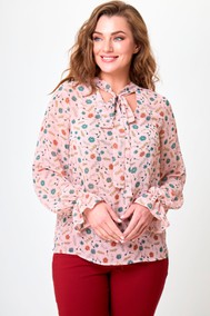 Модель 1233 розовый с цветами Anelli