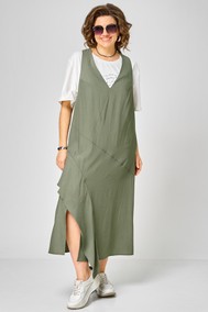 Модель М-1437 молочный+оливковый Карина Делюкс