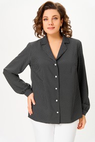 Модель 842.4 черный в белый мелкий горошек Swallow