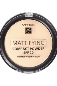 VITEX Матирующая компактная пудра для лица Mattifying compact powder SPF20, тон 02 Natural beige