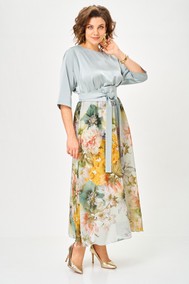 Модель 1229ш голубой+цветы Anastasia MAK