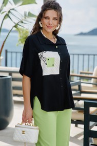 Модель 28263бл  черный, яблоко VITTORIA QUEEN